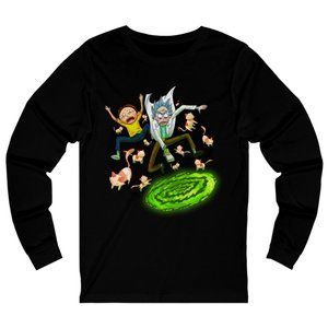 SBC Rick & Morty Long Sleeve Black Tee